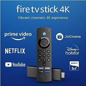 Fire TV Stick 4K with all-new Alexa Voice Remote
