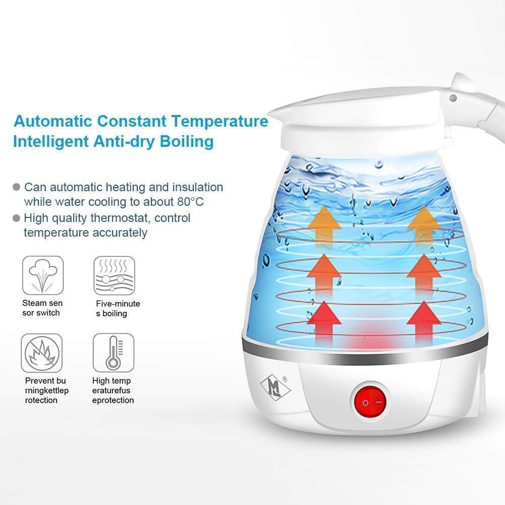 Travel Folding Electric Kettle 600ML