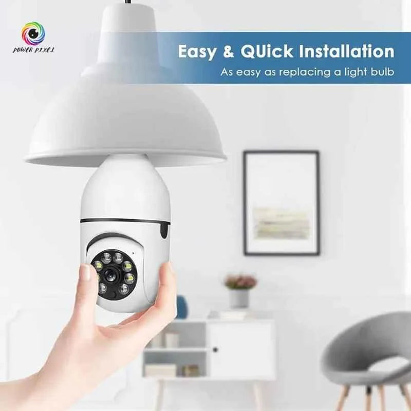 Wi-Fi Portable Security Bulb Camera