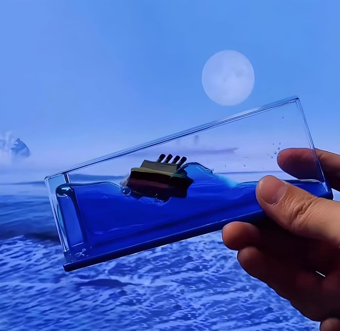 Liquid Wave Cruise Ship Car Dashboard