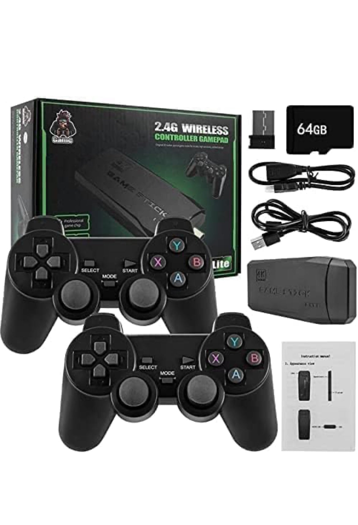 Wireless TV Video Game Console Stick 2.4g Wireless Gamepad Controller
