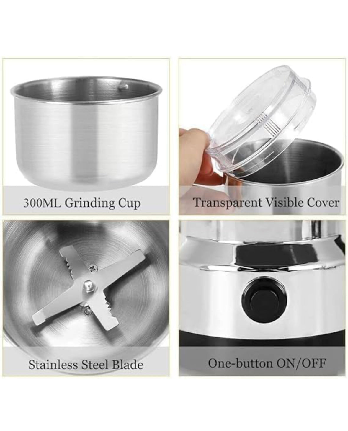 Nima Stainless Steel Multifunctional Electric Grinder