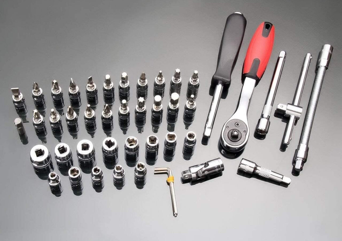46 in 1 Pcs Tool Kit & Screwdriver and Socket Set
