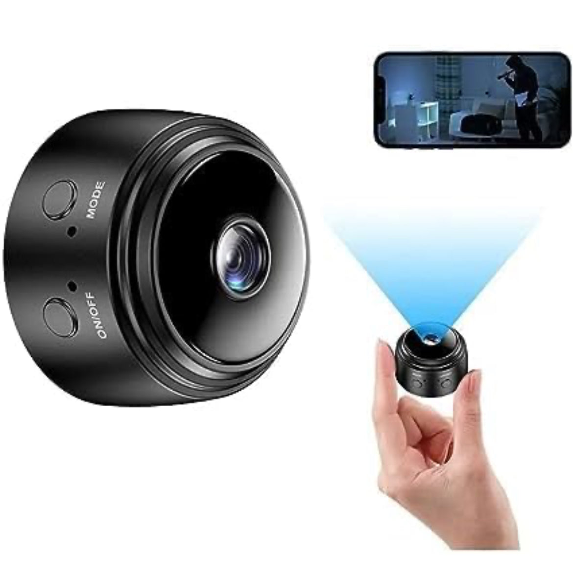 Wifi HD Mini Hidden Magnet Spy Wireless Nanny Camera