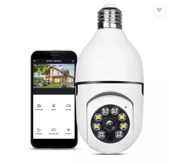 Wi-Fi Portable Security Bulb Camera