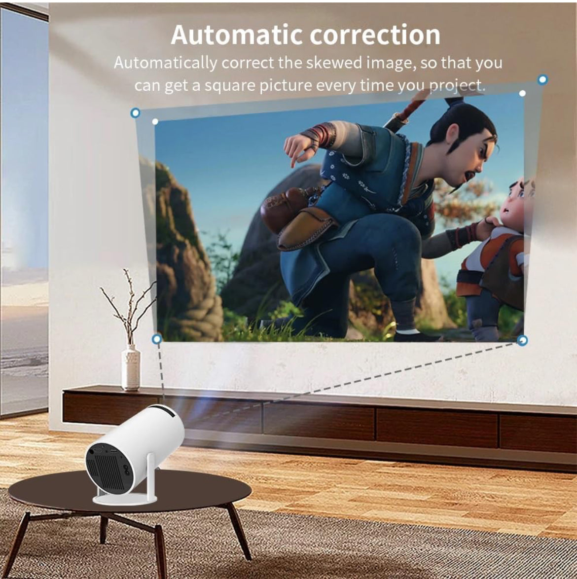 Projector Android 11.0 With Youtube Netflix Wifi