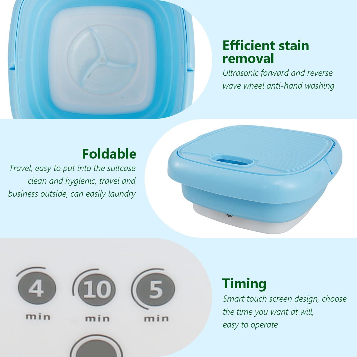 Mini Foldable Washing Machine