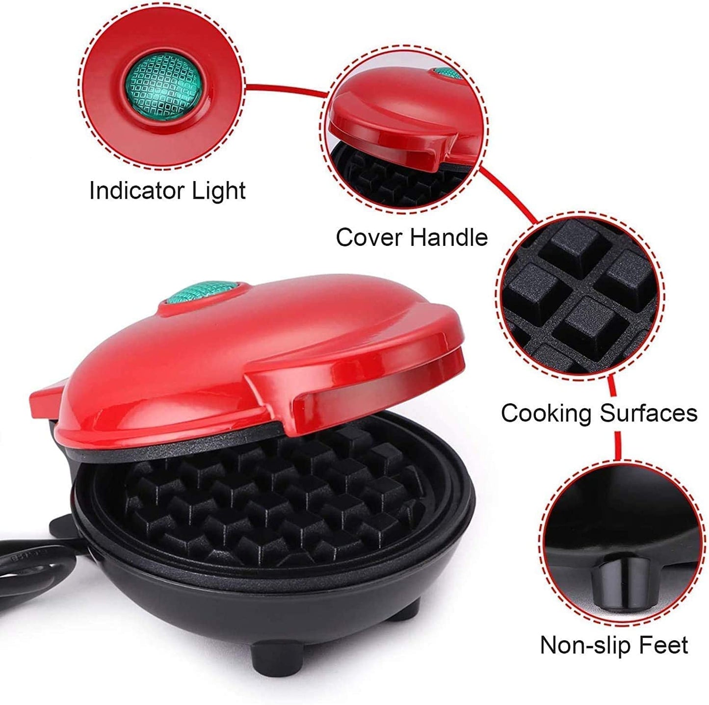 Mini Waffles Maker Machine For Home