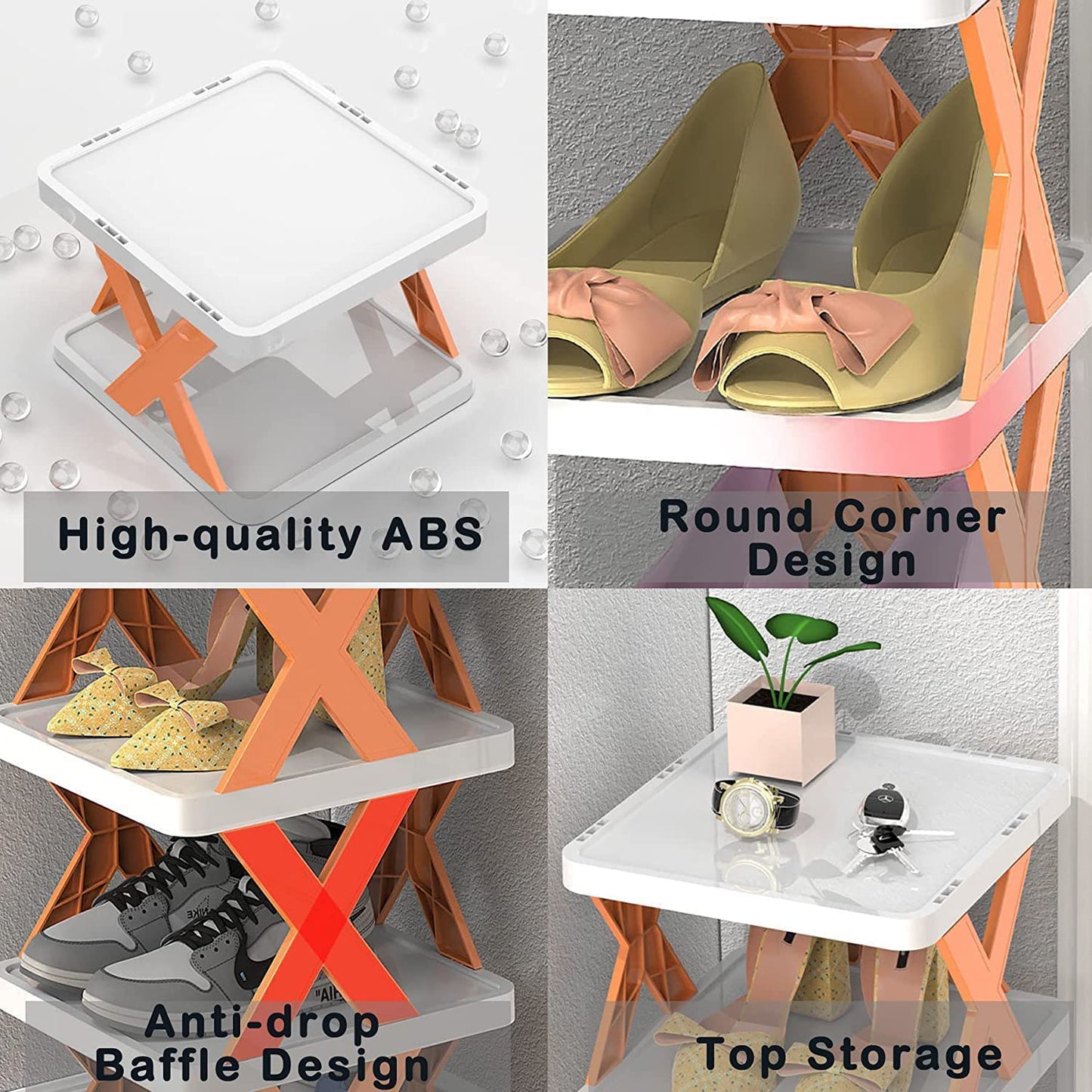 foldable 6 Layer Shoes Rack or Book shelf