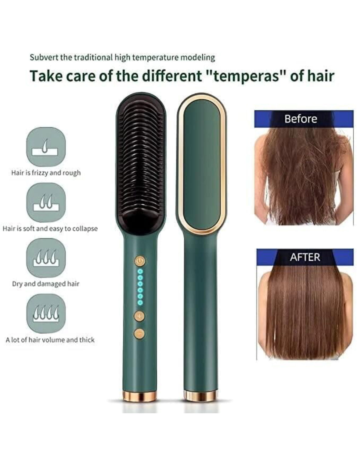 Hair Straightener For men & Women 5 Stages