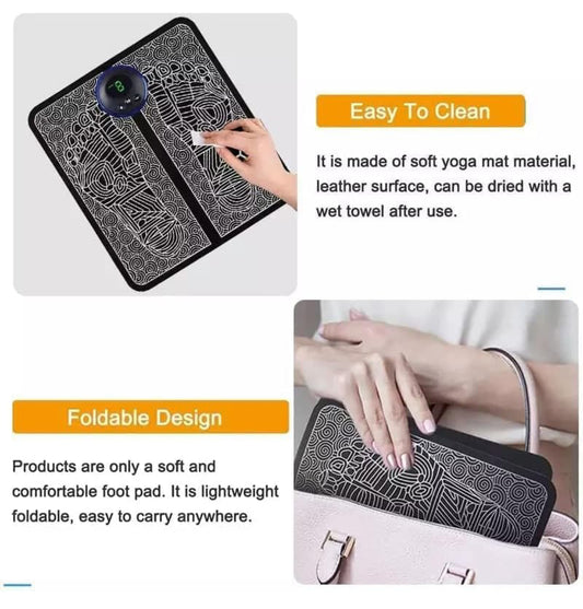 Foot Massager Pain Relief Wireless Electric EMS Massage Machine