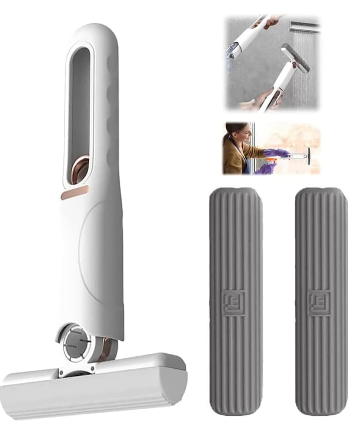 Portable Mini Mop, Sponge Mop, Easy to Store Hidden Powerful Absorbent Mop