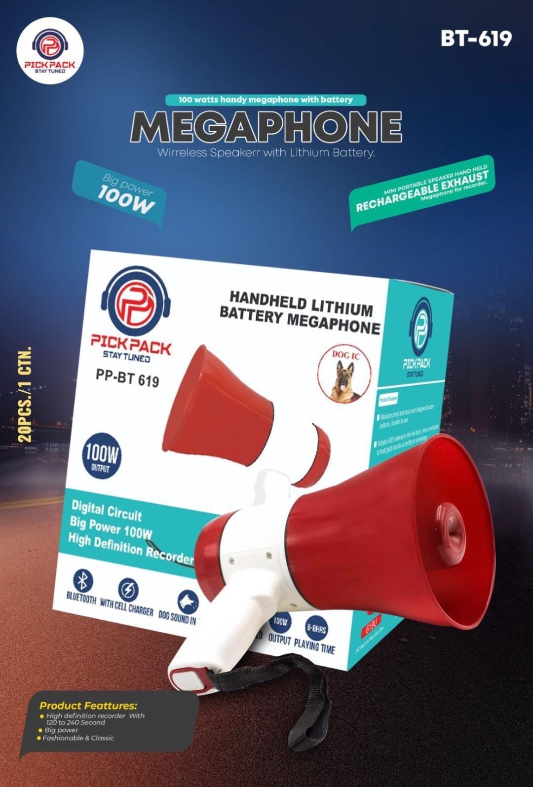 Mega Phone By Pickpack brand