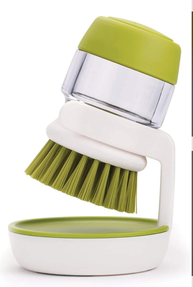 Multipurpose Plastic Cleaning Brush with Soap Dispenser
