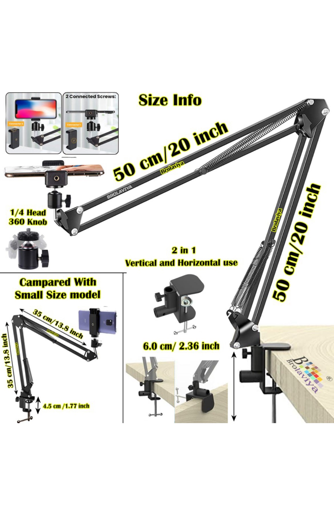 Lazy Mobile Holder Metal