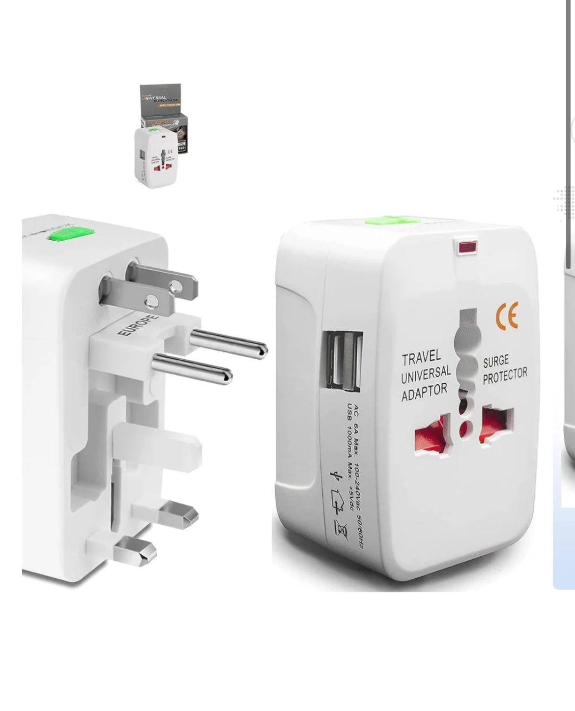 Universal Travel Adapter Plug Travel Adapter International All in One