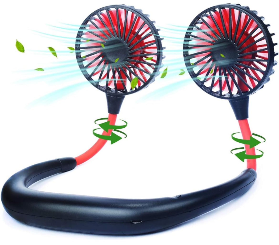 Portable Rechargeable Neck Fan