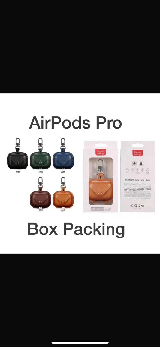 Leather Case Cover For Airpods pro