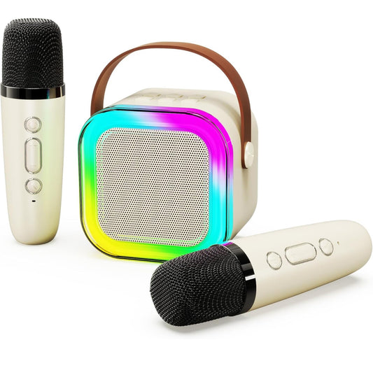 Portable Karaoke Bluetooth Speaker with 2 Mic
