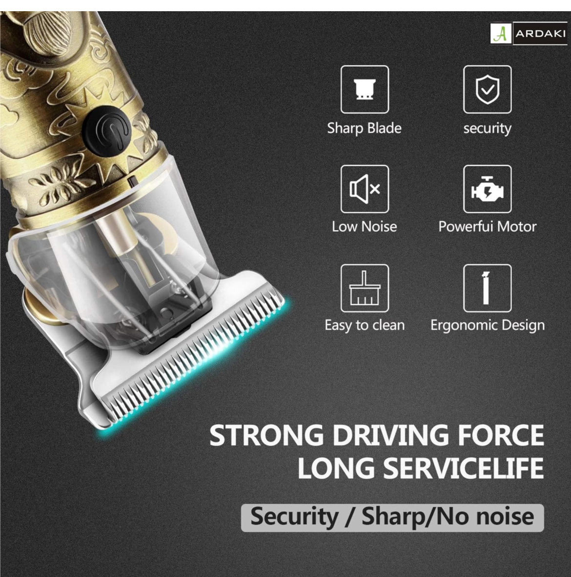 MAXTOP IMPORTED Beard Trimmer For Men, Metal Body